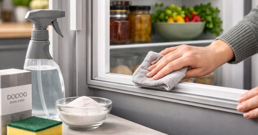 Rubbers van de koelkast schoonmaken voor een frisse en energiezuinige keuken