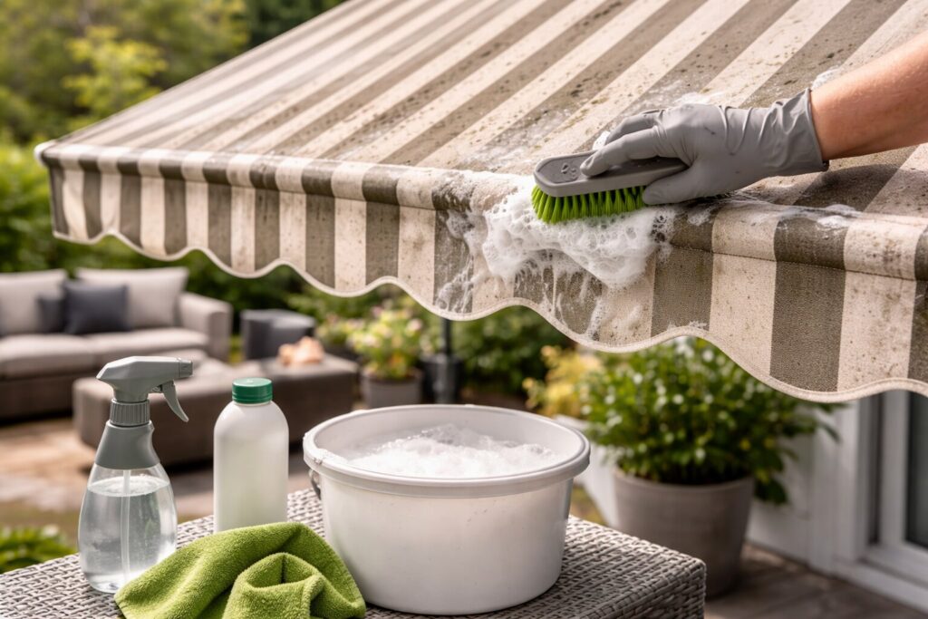 zonwering schoonmaken, zonwering