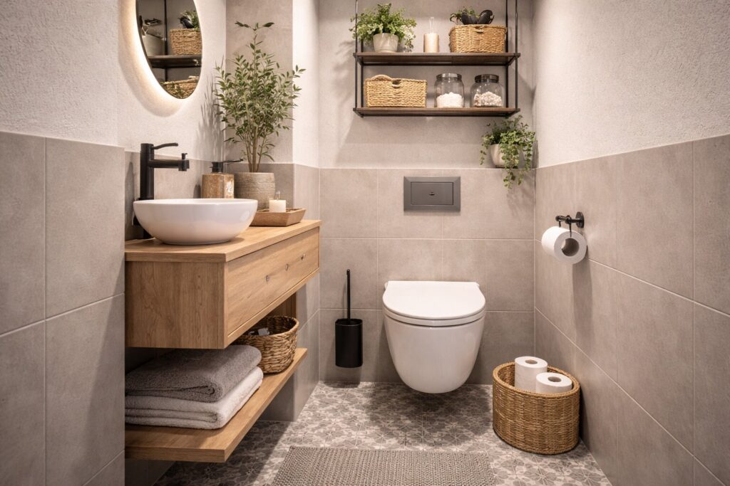 kleine wc inspiratie, kleine wc