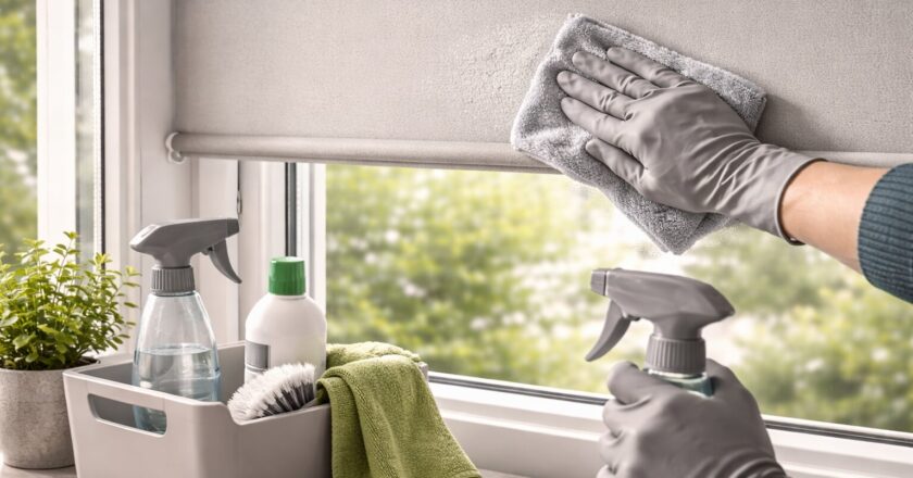 Rolgordijn schoonmaken voor een frisse uitstraling en langere levensduur