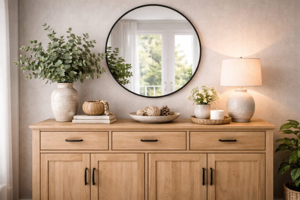 ideeën decoratie dressoir, dressoir