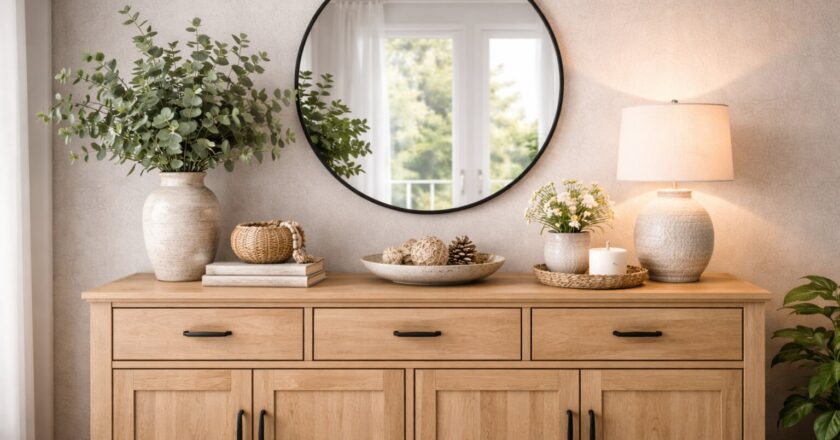 Ideeën voor decoratie op een dressoir die je interieur direct versterken