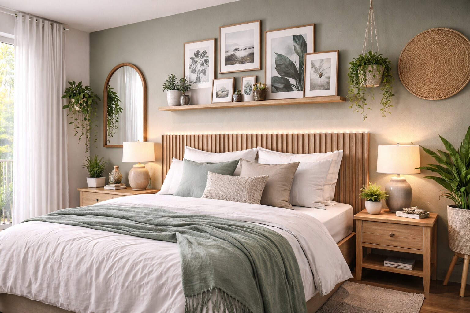 ideeen muur slaapkamer