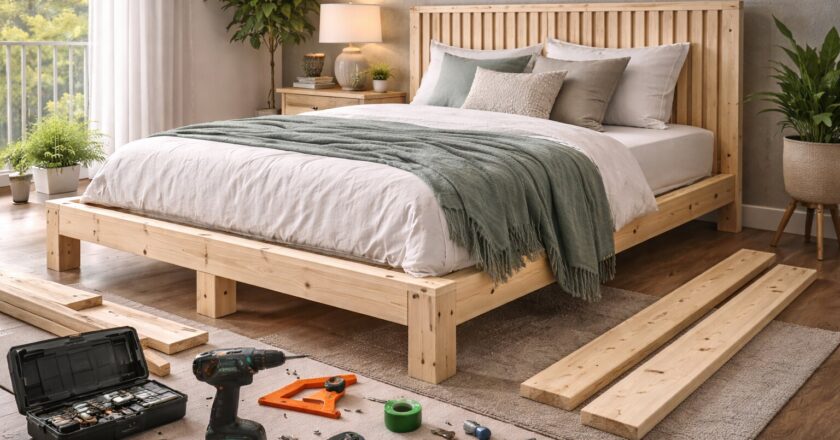 Zelf een diy bedframe maken: stijlvol, stevig en volledig afgestemd op jouw slaapkamer