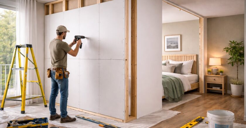 Een tijdelijke muur plaatsen: slimme oplossingen voor extra ruimte en flexibiliteit