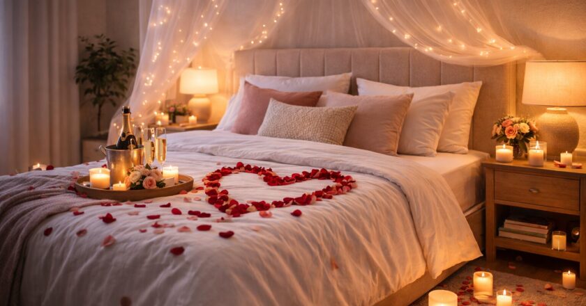 Slaapkamer romantisch versieren: zo creëer je een warme en intieme sfeer zonder clichés