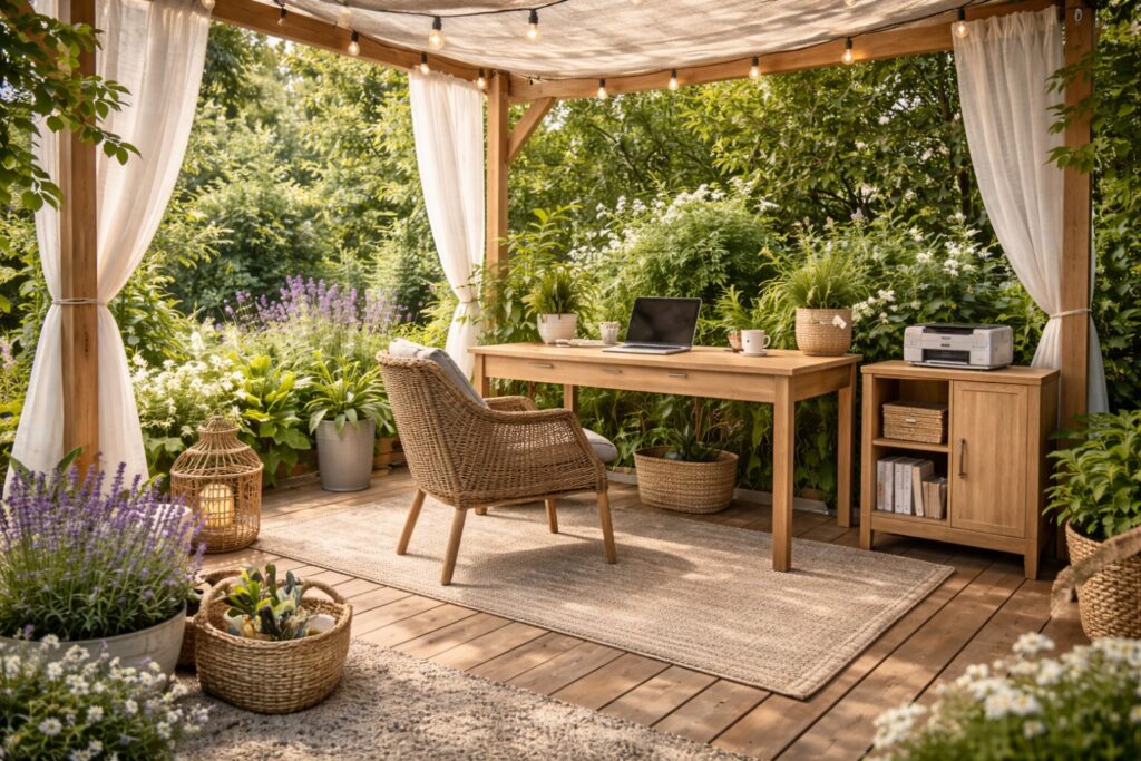 Werkplek in de tuin maken: zo creëer je een inspirerende buitenwerkplek